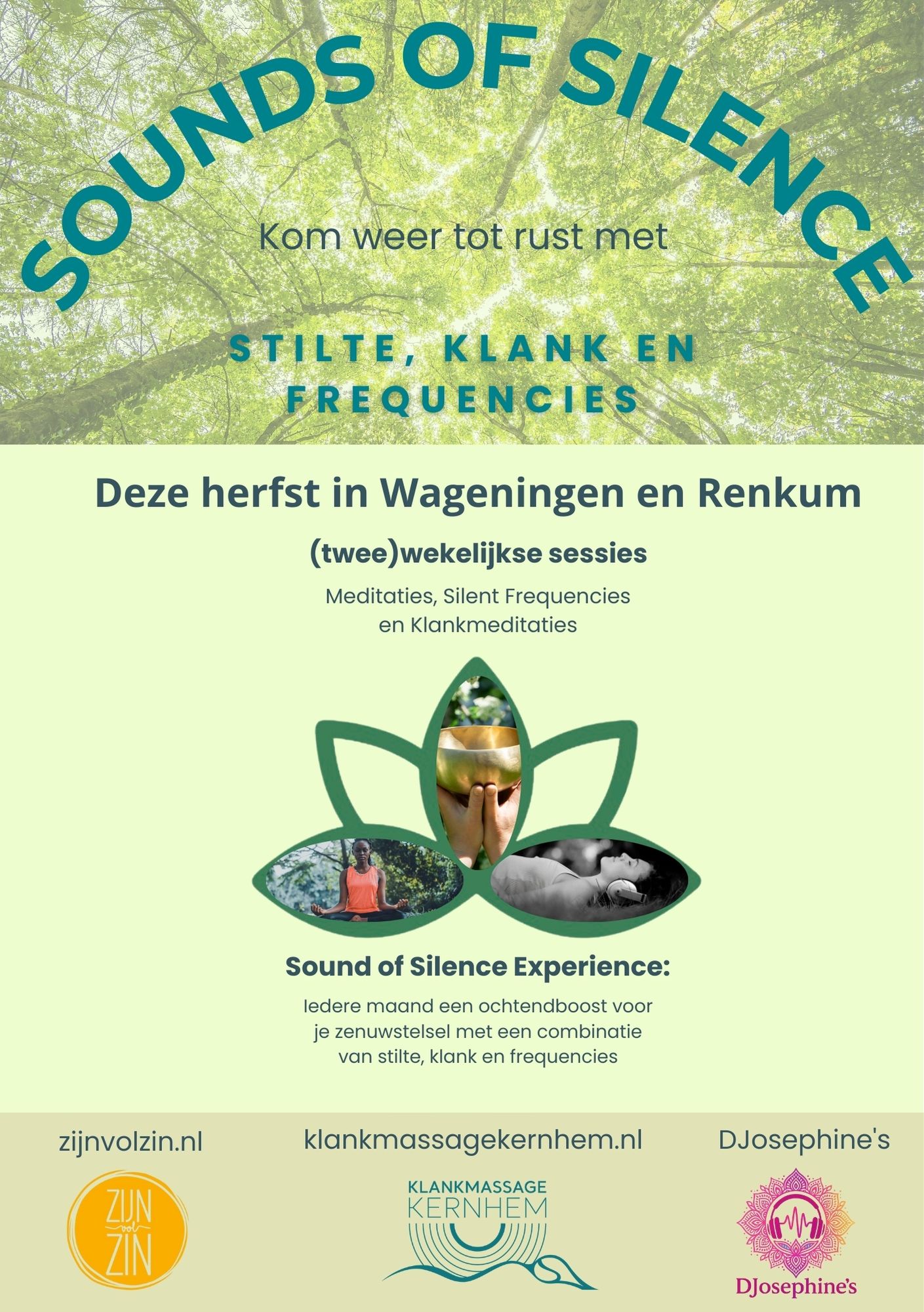 sounds of silence Laura Jonker klanksessies wageningen stilte meditatie